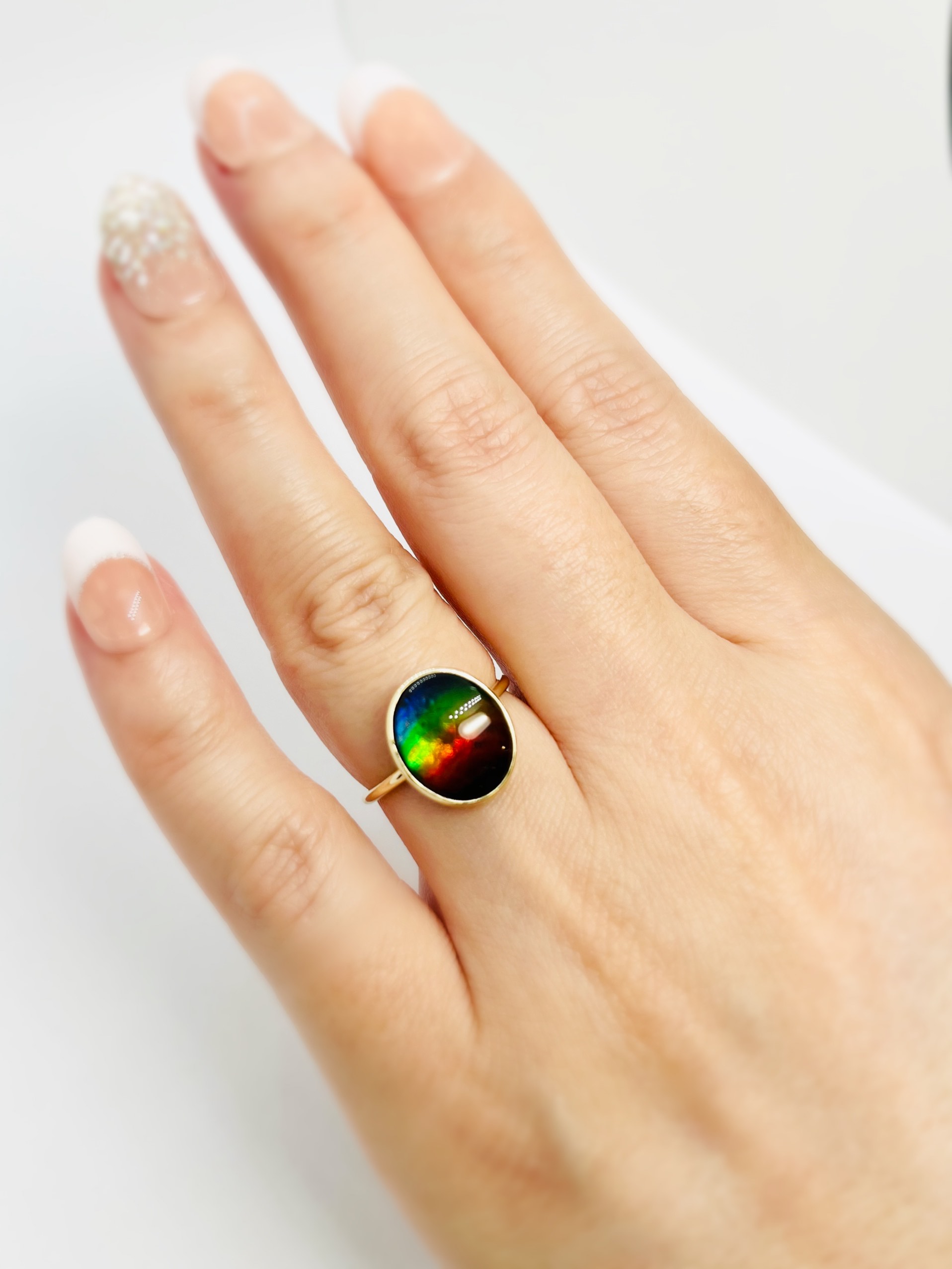 Ammolite oval/アンモライト　オーバル